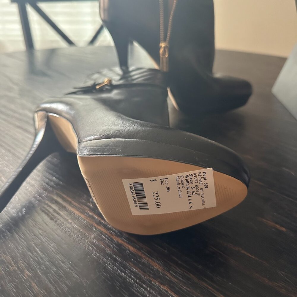 Michael Kors Black Stiletto Booties, NEVER WORN - Picture 2 of 2